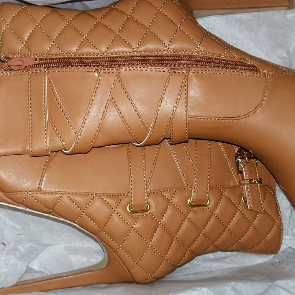 Quilted Ankle Booties
